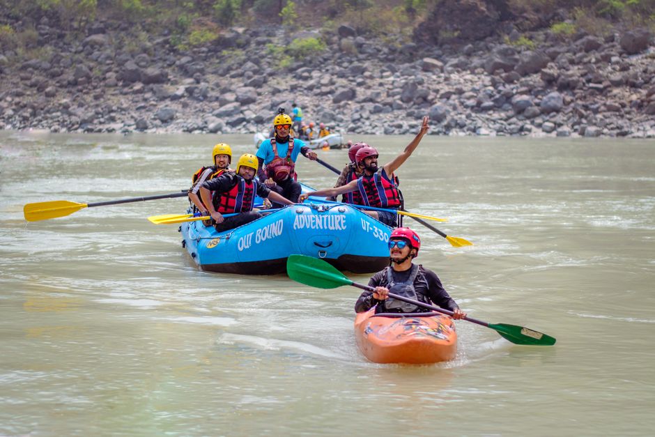 Enjoy adventure activities like trekking and rafting
